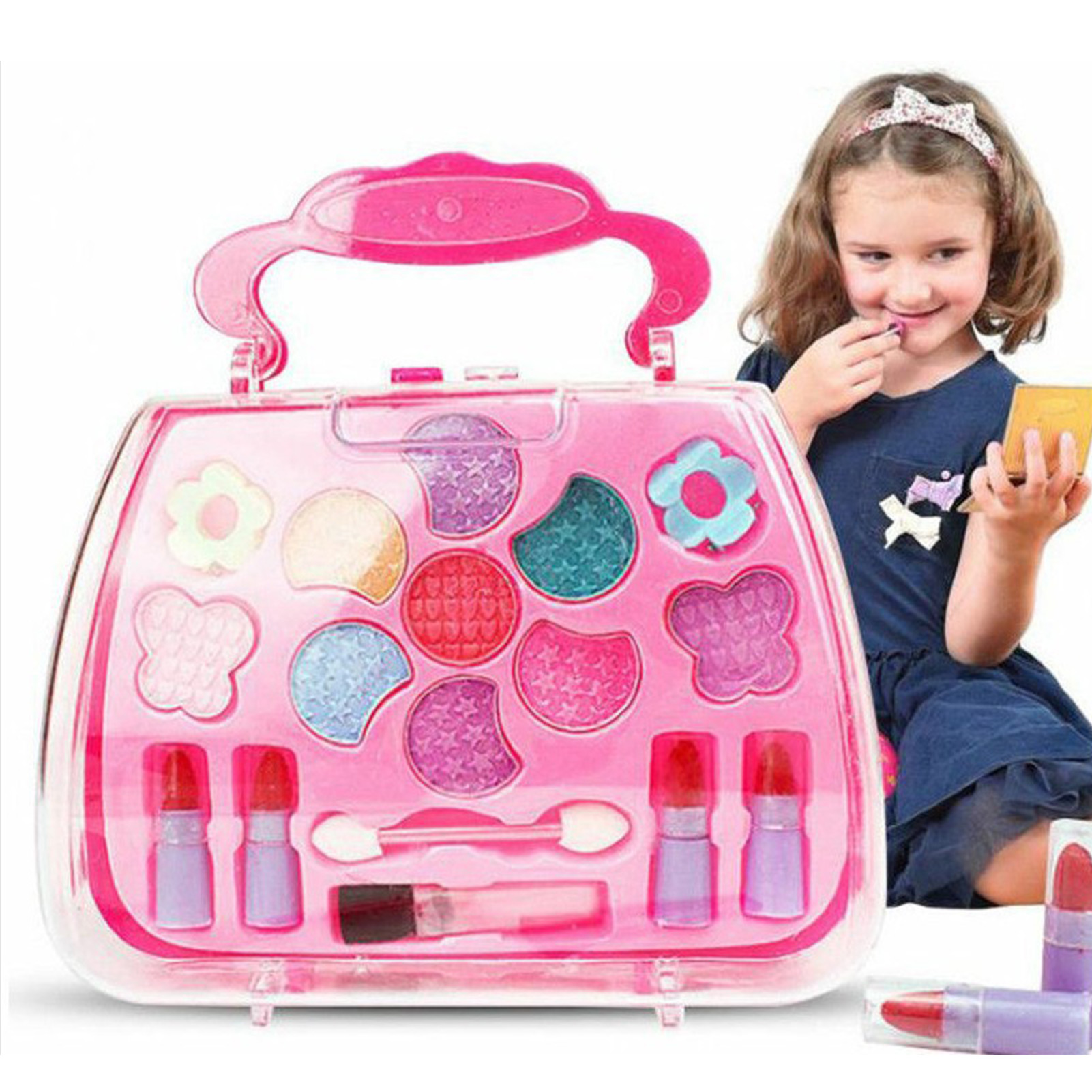Beauty Makeup Kit For Kids - Jouets de maquillage pour filles, ensemble