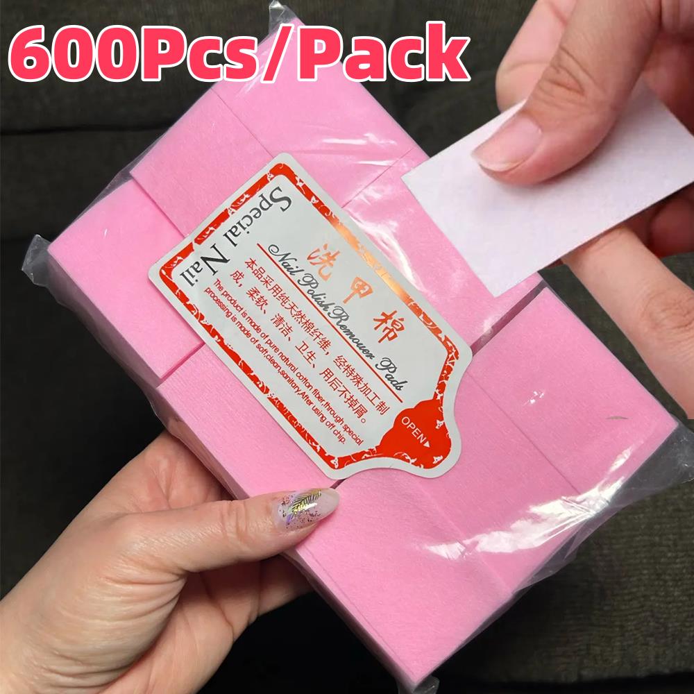 Beauty Makeup Remover - 600 pièces/paquet de tampons de coton