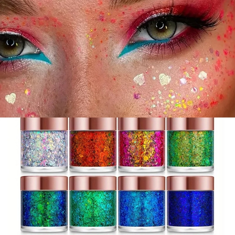 Eyeshadow Glitter Pigment - 1Pc paillettes corps paillettes Gel maquillage