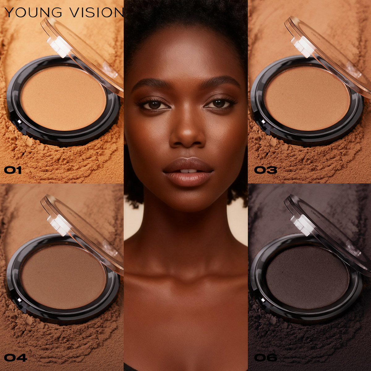 Fenty Beauty Makeup Highlighter - Palette de poudre de contour professionnelle