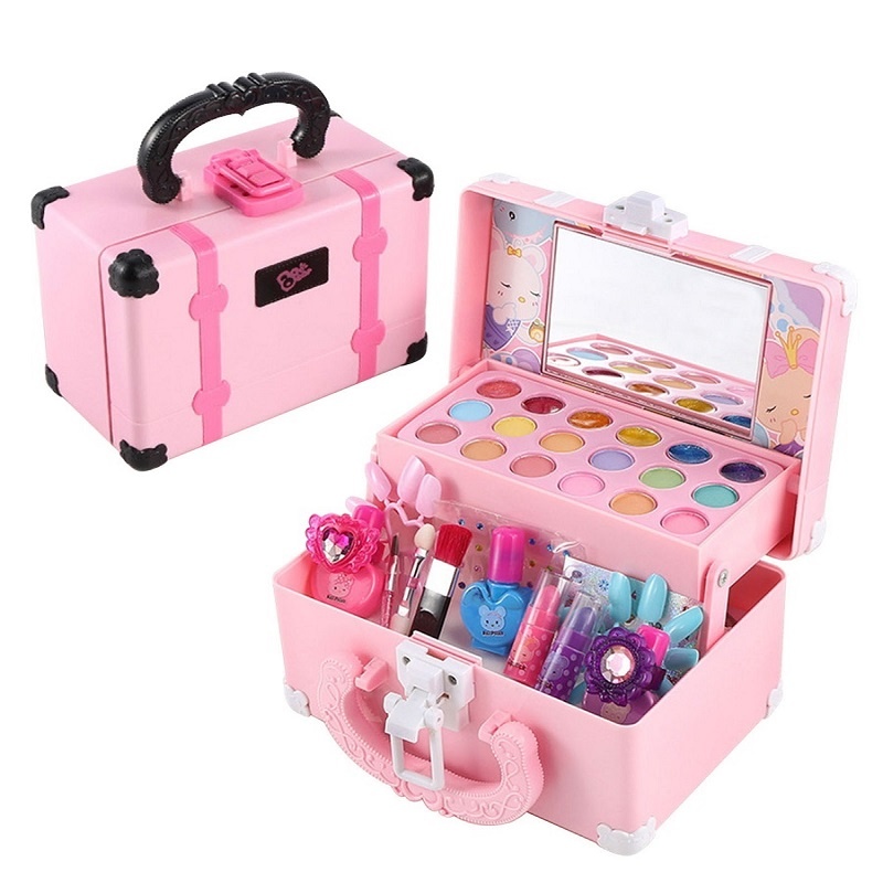 Beauty Makeup Kit For Kids - Ensemble de maquillage pour enfants, rouge
