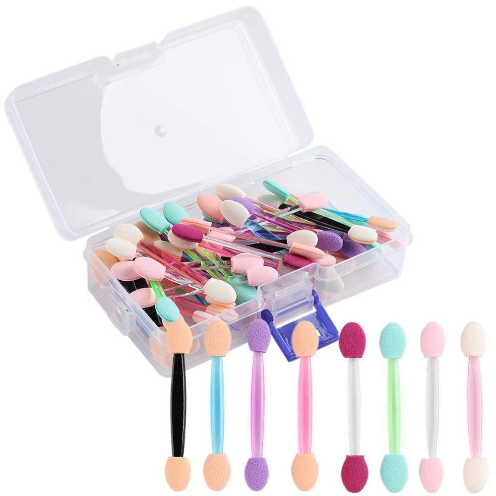 Eyeshadow Glitter Pigment - Fcozpjk 50 pinceaux applicateurs de poudre