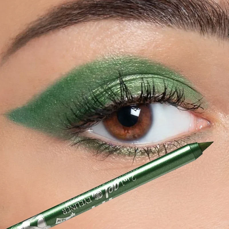 Eyeshadow Glitter Pigment - Eyeliner mat 2 en 1, crayon