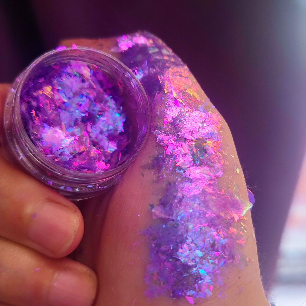 Paillettes de chrome effet cam - Eyeshadow Glitter Pigment avis et prix