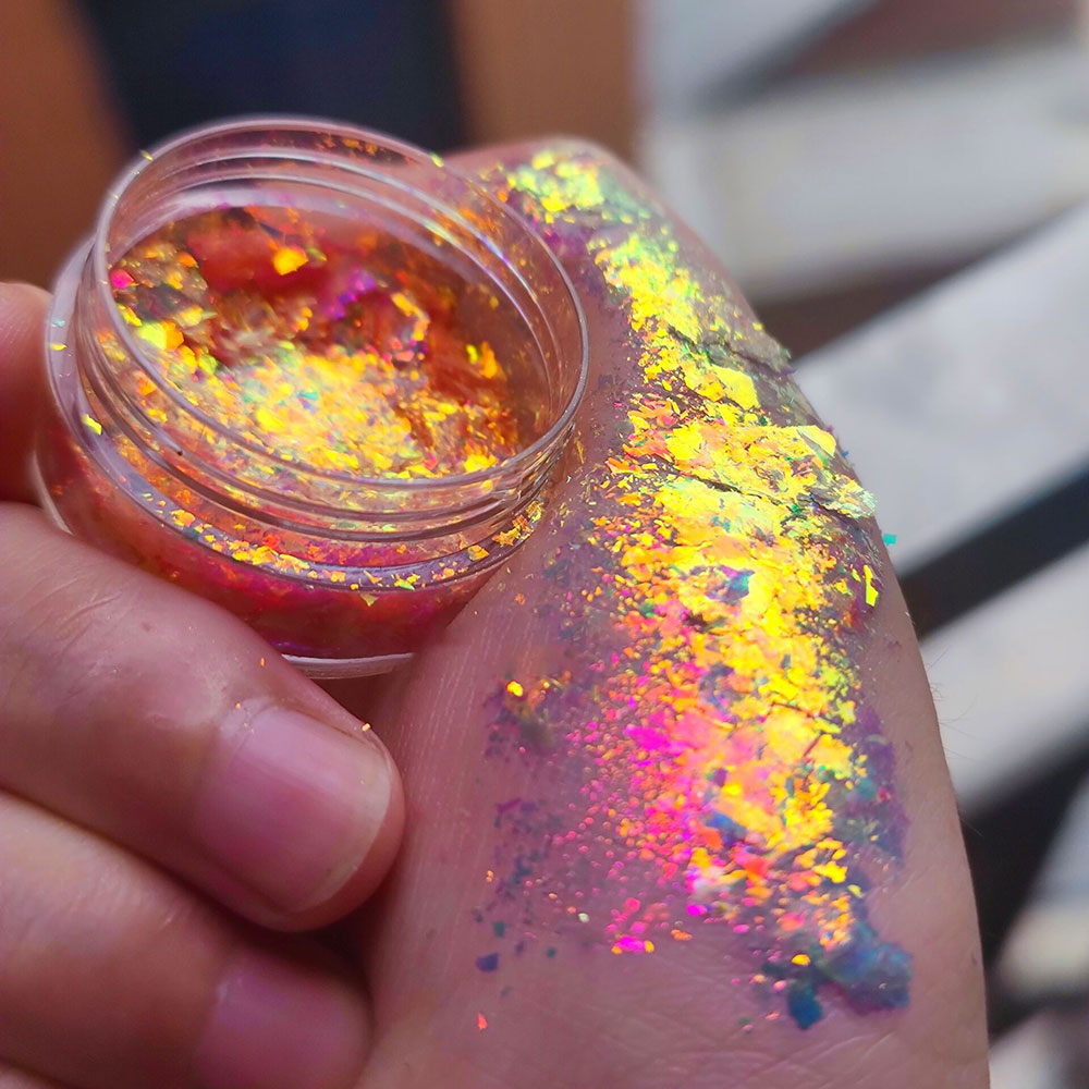 Paillettes de chrome effet cam - Eyeshadow Glitter Pigment avis et prix