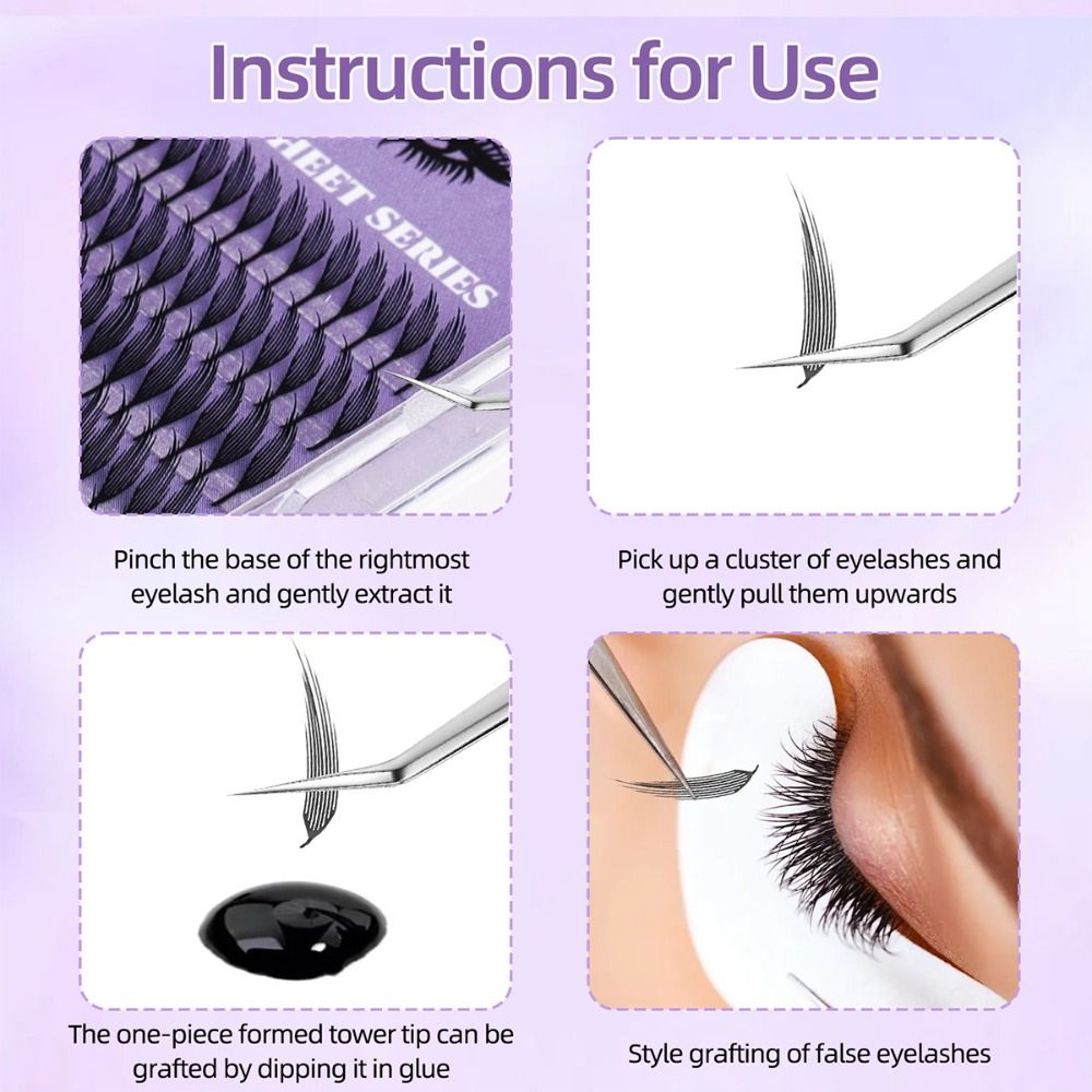 132/240 Clusters de cils greff - False Eyelashes Natural avis et prix