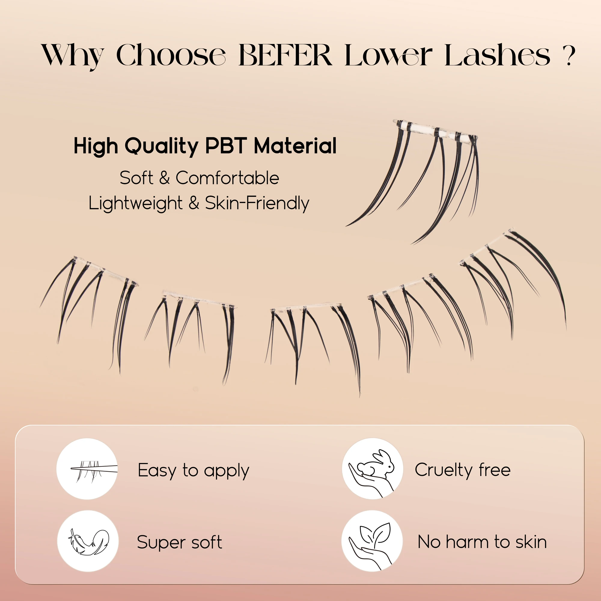 Befer – Cils inférieurs auto-a - False Eyelashes Natural avis et prix