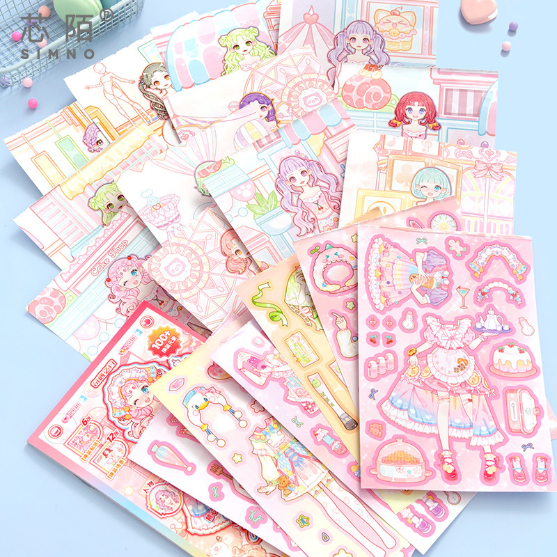 Livre d'autocollants de jeu de - Beauty Makeup Games For Girls avis et prix