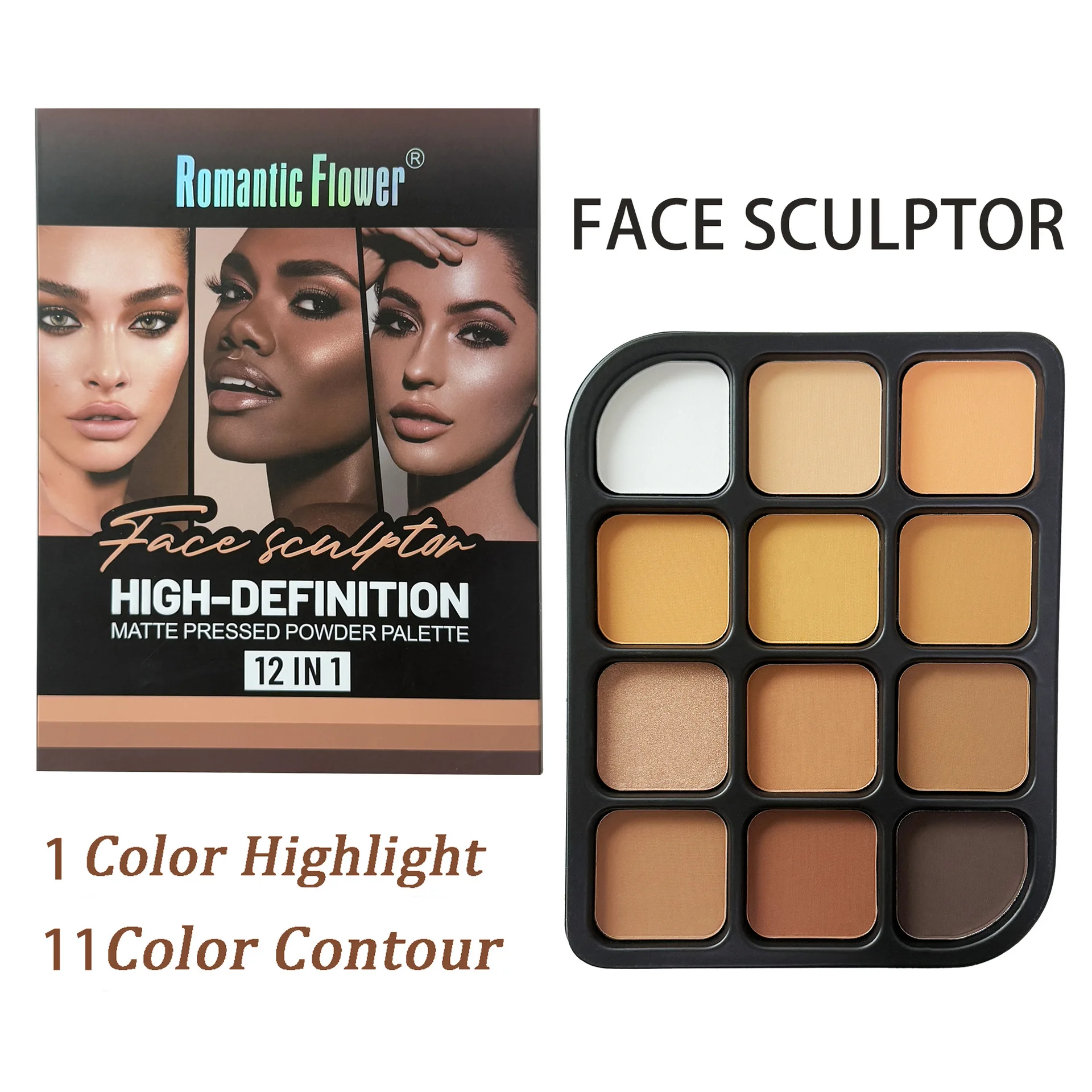 Palette de contour mat 12 coul - Fenty Beauty Makeup Highlighter avis et prix