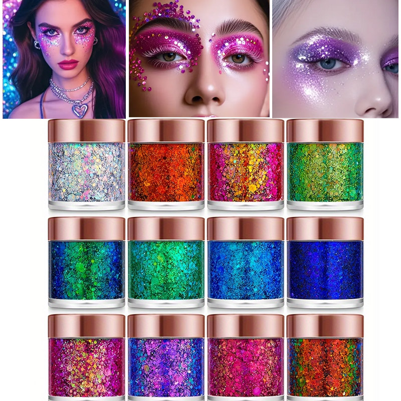 1Pc paillettes corps paillette - Eyeshadow Glitter Pigment avis et prix