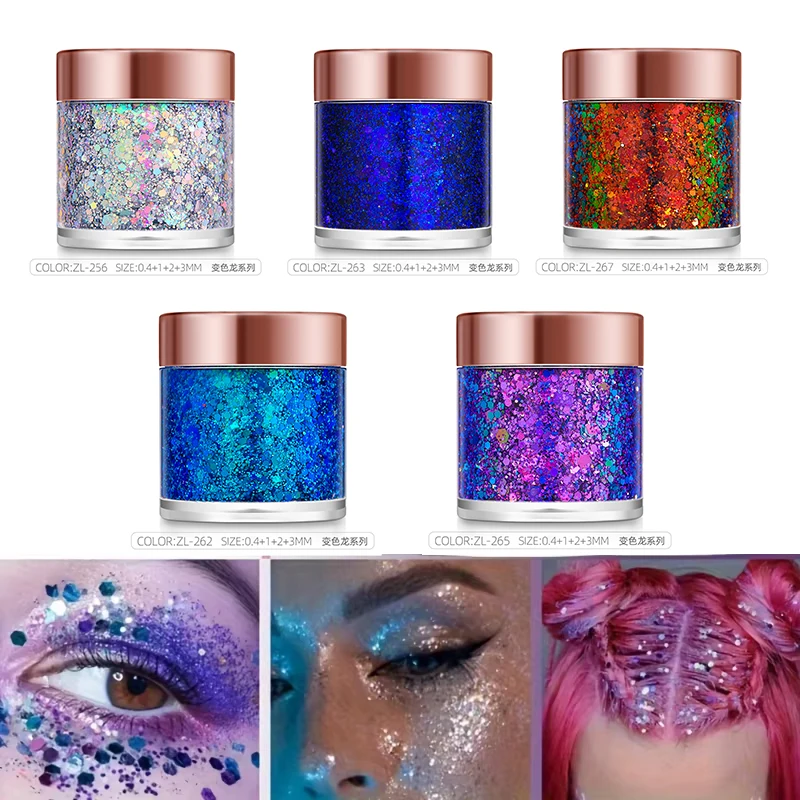 1Pc paillettes corps paillette - Eyeshadow Glitter Pigment avis et prix