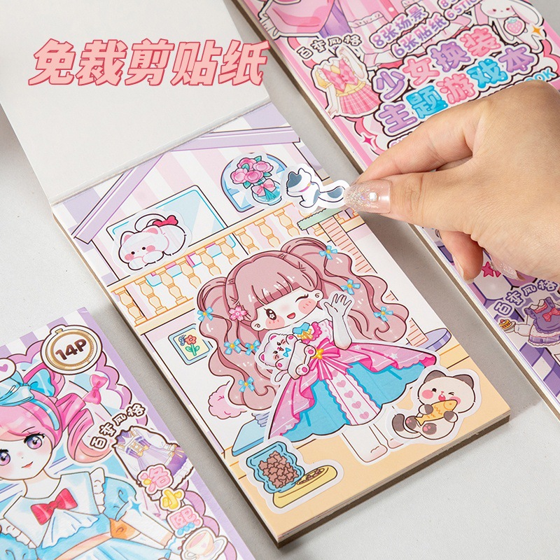Livre d'autocollants de jeu de - Beauty Makeup Games For Girls avis et prix