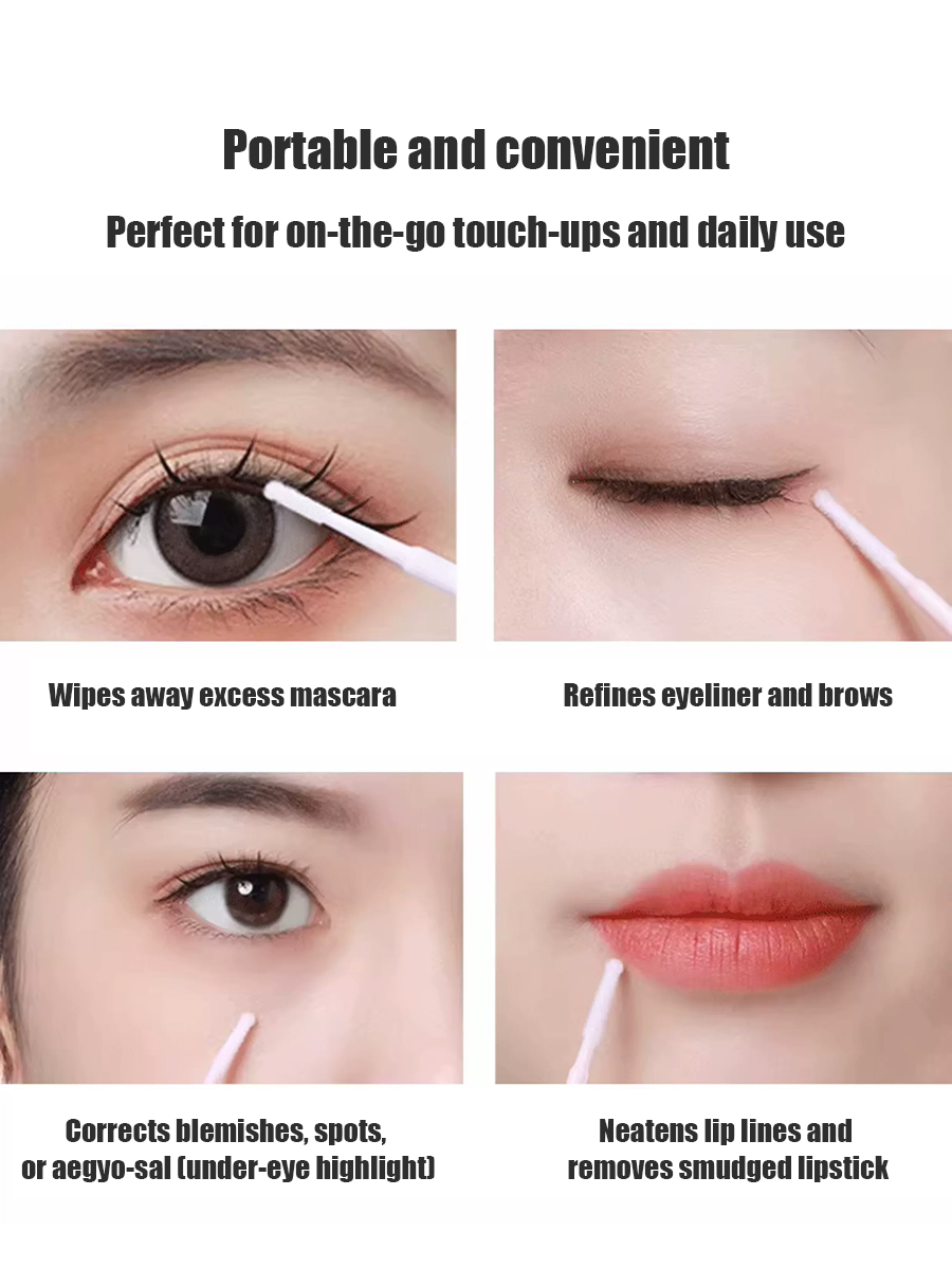 Coton-tiges longs jetables pou - Beauty Makeup Remover avis et prix