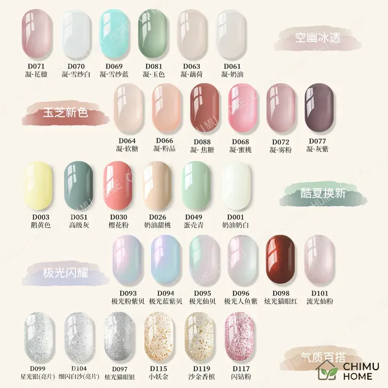 【CHIMU HOME】 Kit de 120 vernis - Gel Nail Polish avis et prix