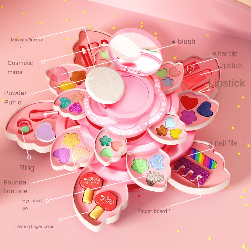 Boîte à maquillage rotative po - Beauty Makeup Kit For Kids avis et prix