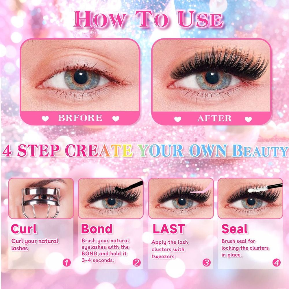 Kit d'extension de cils DIY, c - False Eyelashes Natural avis et prix