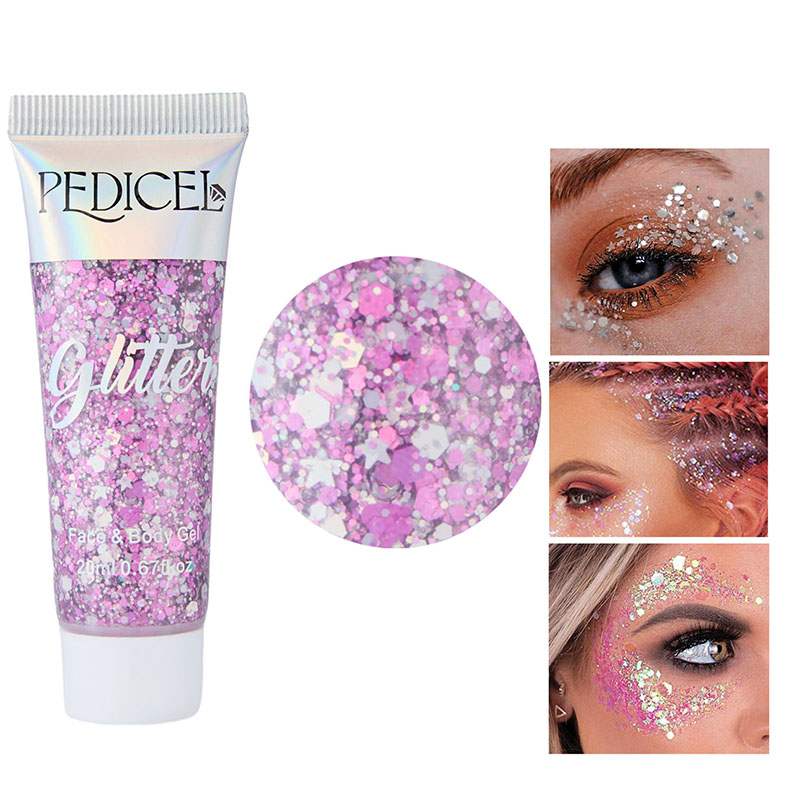 Gel crème pailleté pour le vis - Eyeshadow Glitter Pigment avis et prix