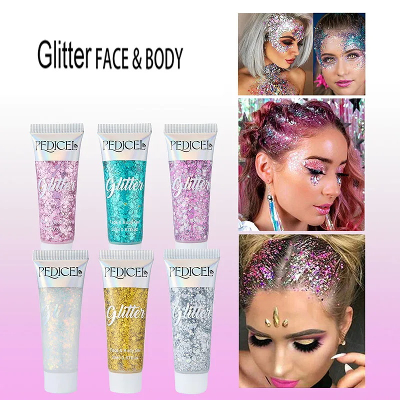 Gel crème pailleté pour le vis - Eyeshadow Glitter Pigment avis et prix