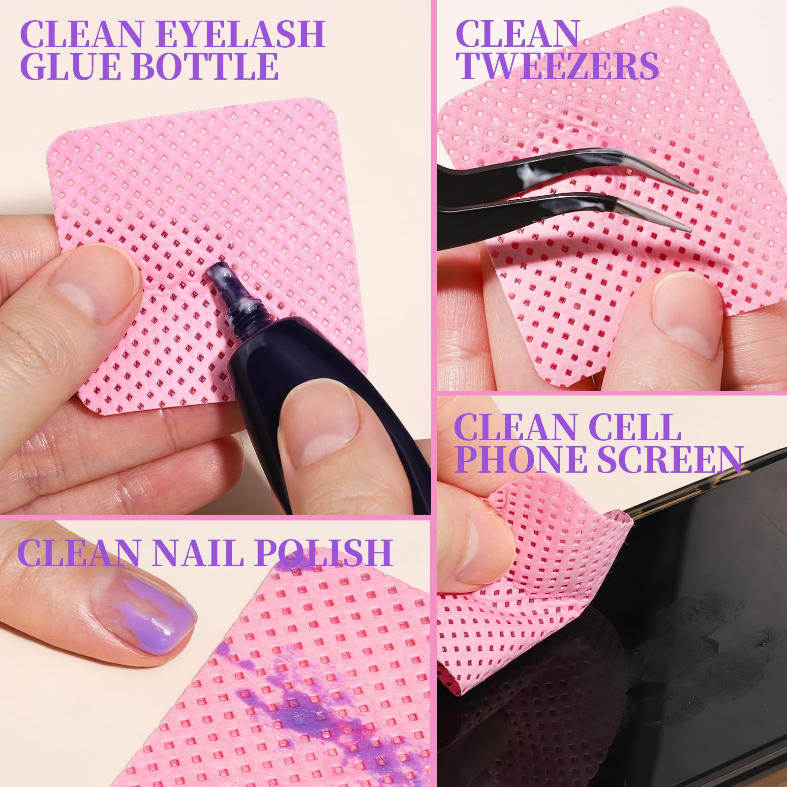 200 lingettes nettoyantes pour - Gel Nail Polish avis et prix