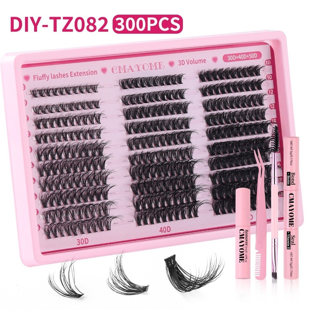 300 faux cils à coller et à sc - False Eyelashes Natural avis et prix