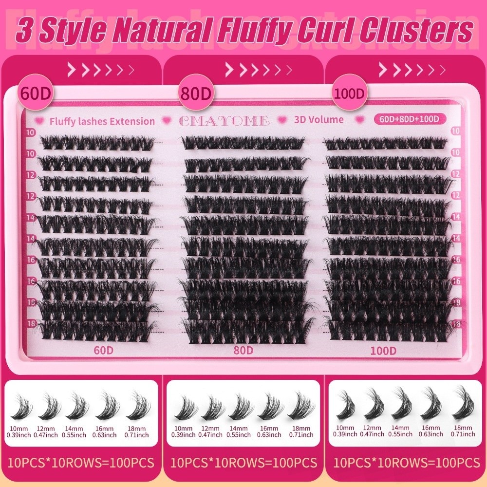 300 faux cils à coller et à sc - False Eyelashes Natural avis et prix