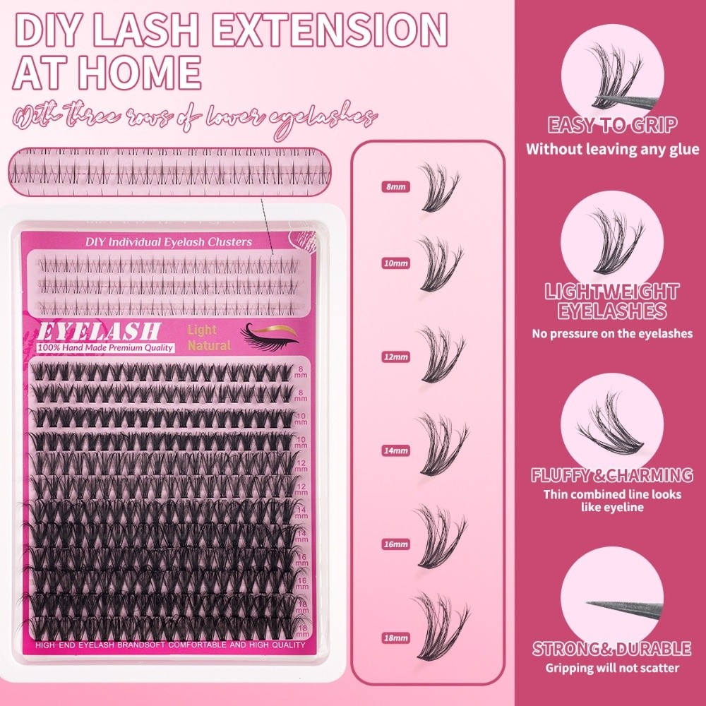 Faux cils de 8 à 18 mm, aspect - False Eyelashes Natural avis et prix