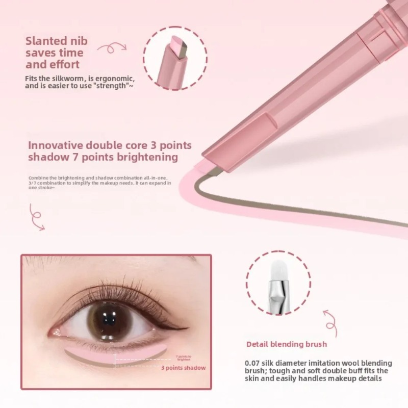 Crayon coréen 2-en-1 effet Aeg - Eyeshadow Glitter Pigment avis et prix